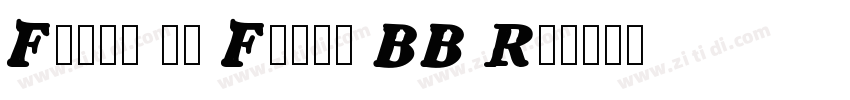 Feast of Flesh BB Re字体转换